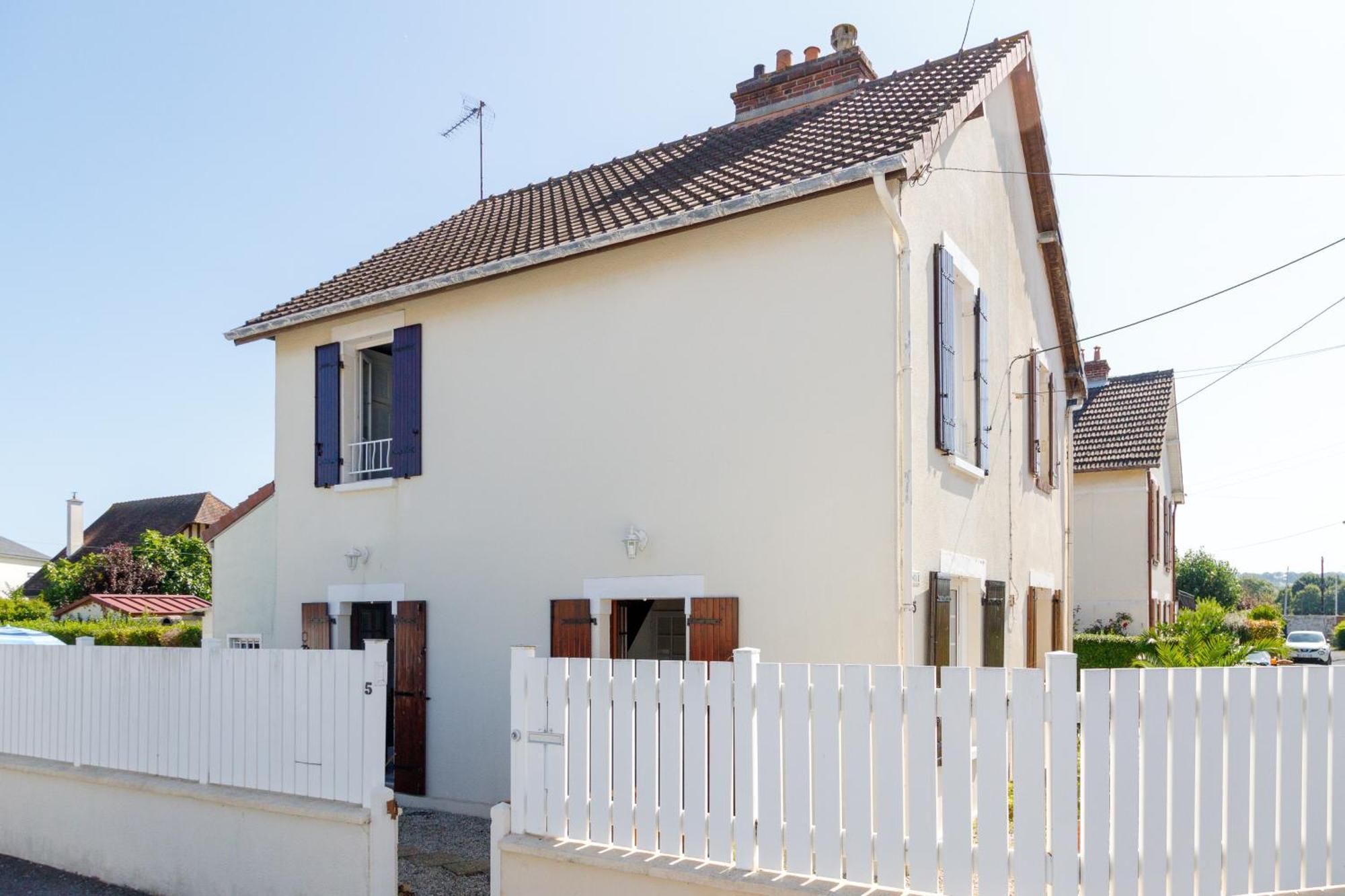 La Maison Cabourgeaise Proche Mer Extérieur photo